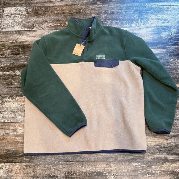 Patagonia Pullover Mens 2XL Seabird Grey Lightweight Synchilla Snap Fleece NWT - Picture 2 of 12